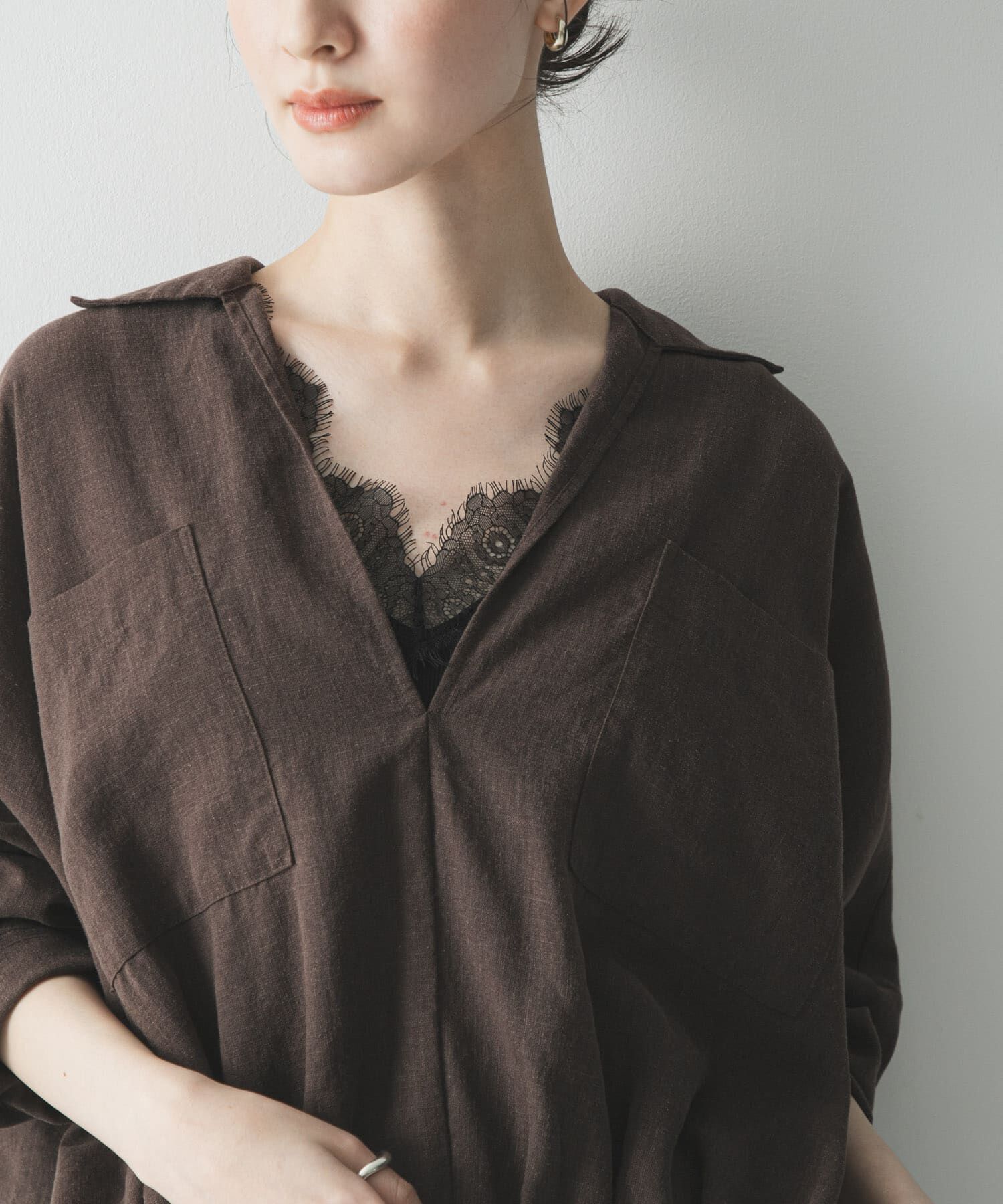 URBAN RESEARCH「スカラップレースタンクトップ」|タンクトップ|