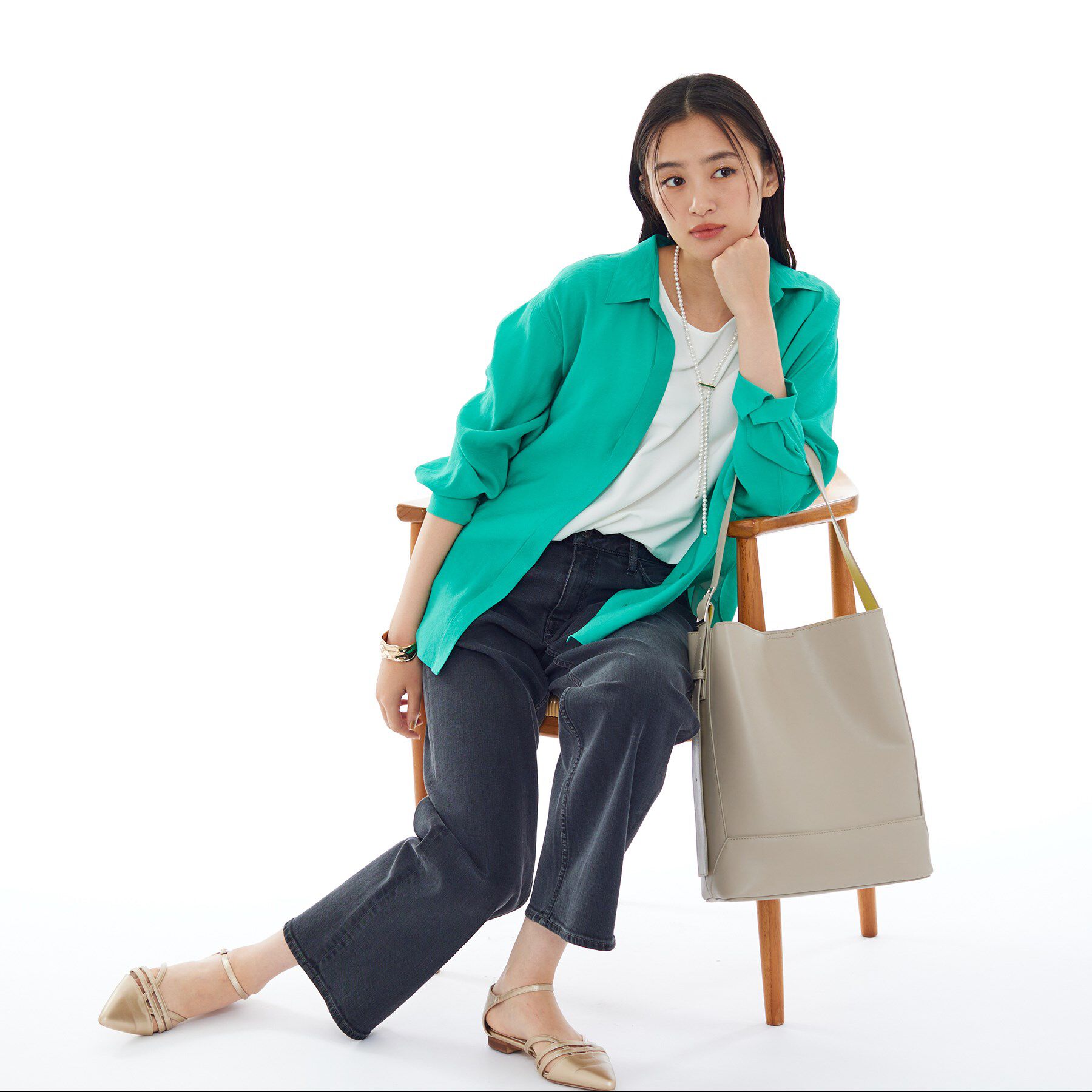 INDIVI「【A4サイズ対応】ワンショルダートートバッグ」|トートバッグ|