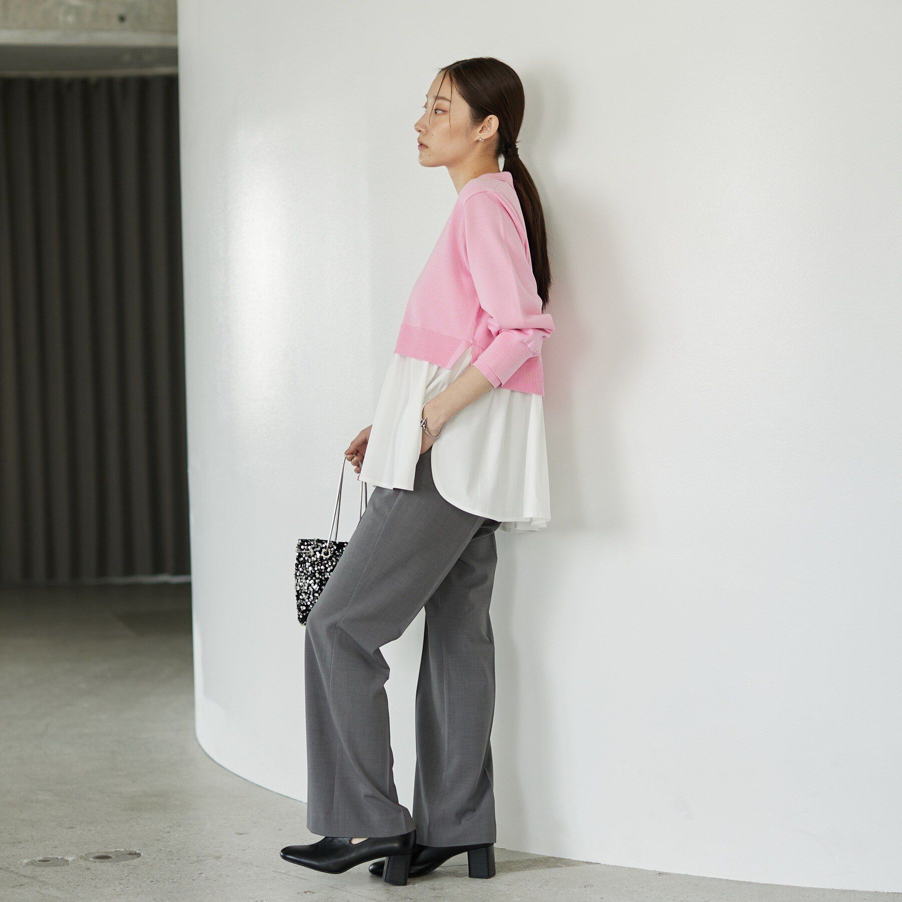 GALLEST「ペプラムドッキングニット」|ニット・セーター|