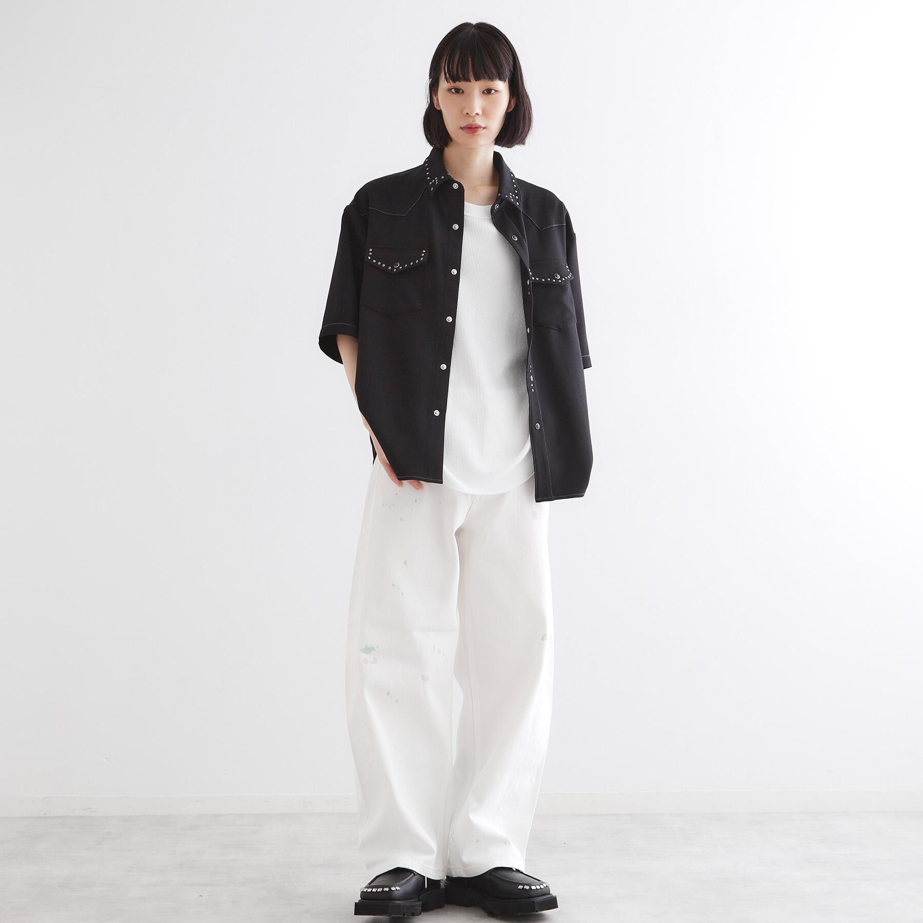 tk.TAKEO KIKUCHI「ウェスタンスタッズシャツ」|シャツ・ブラウス|