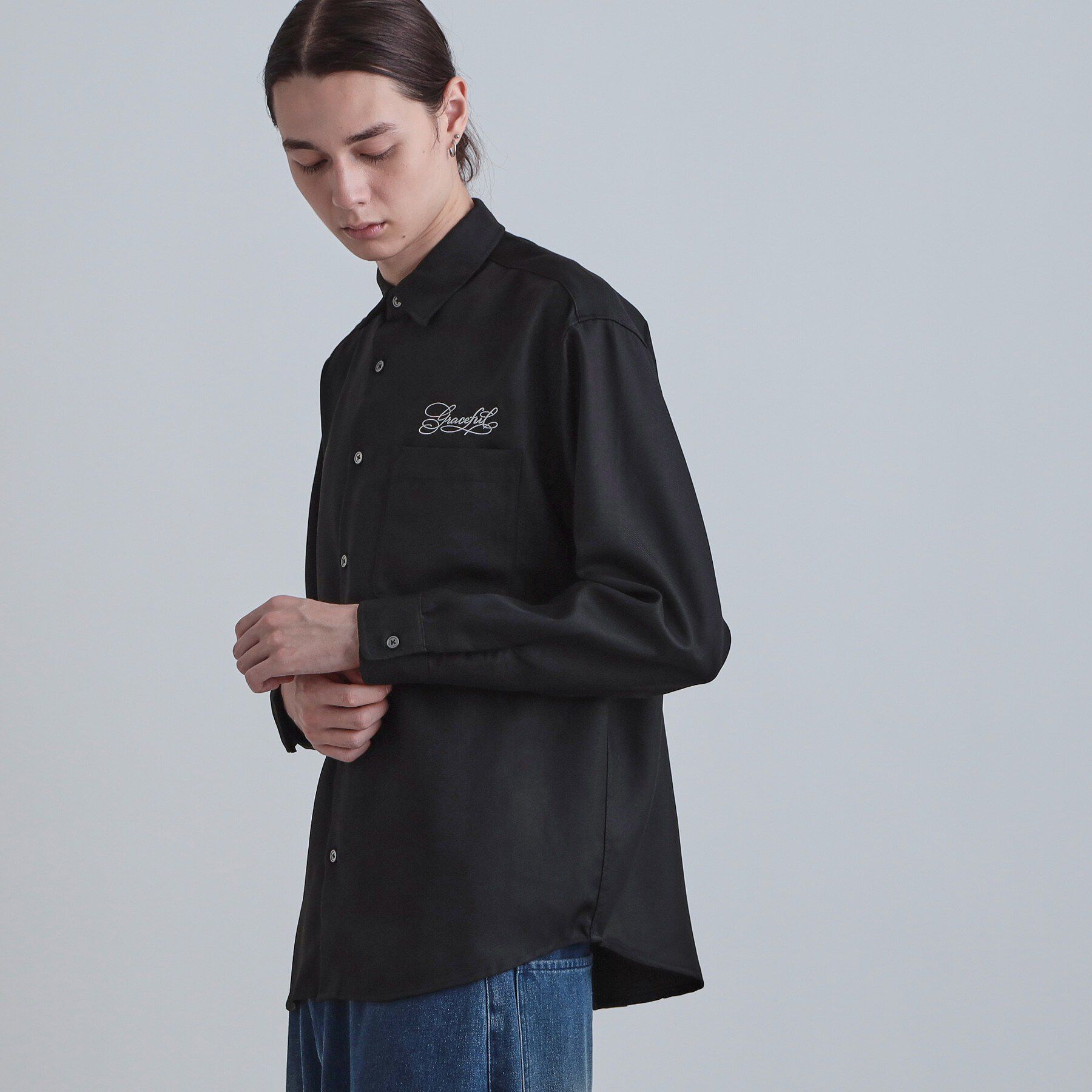 tk.TAKEO KIKUCHI「バックデイジー刺繍シャツ」|シャツ・ブラウス|