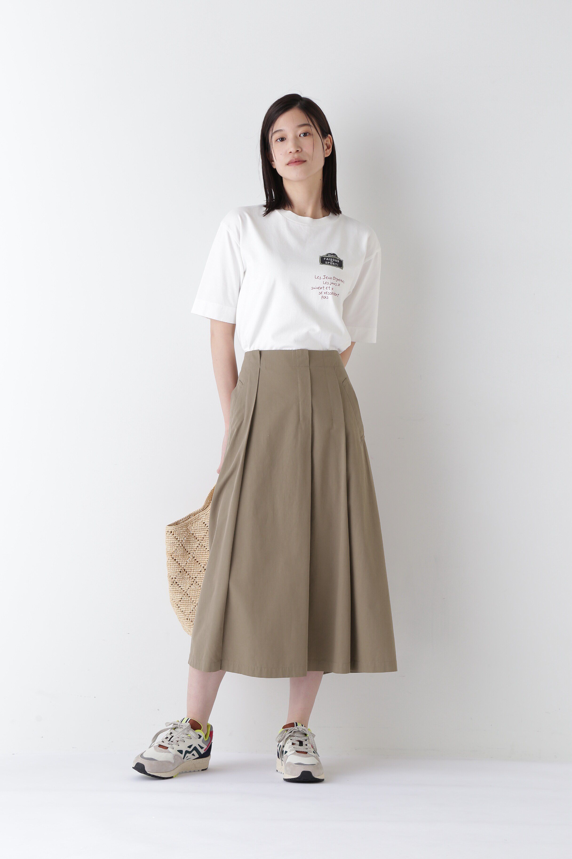  「◆コットンキュプラタックスカート」|スカート|