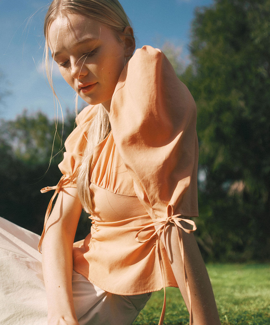 COCO DEAL「ボリュームスリーブペプラムブラウス」|シャツ・ブラウス|