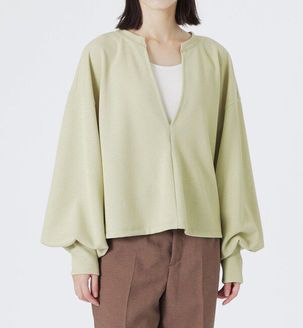  「ディープVネックプルオーバー」|Tシャツ・カットソー|