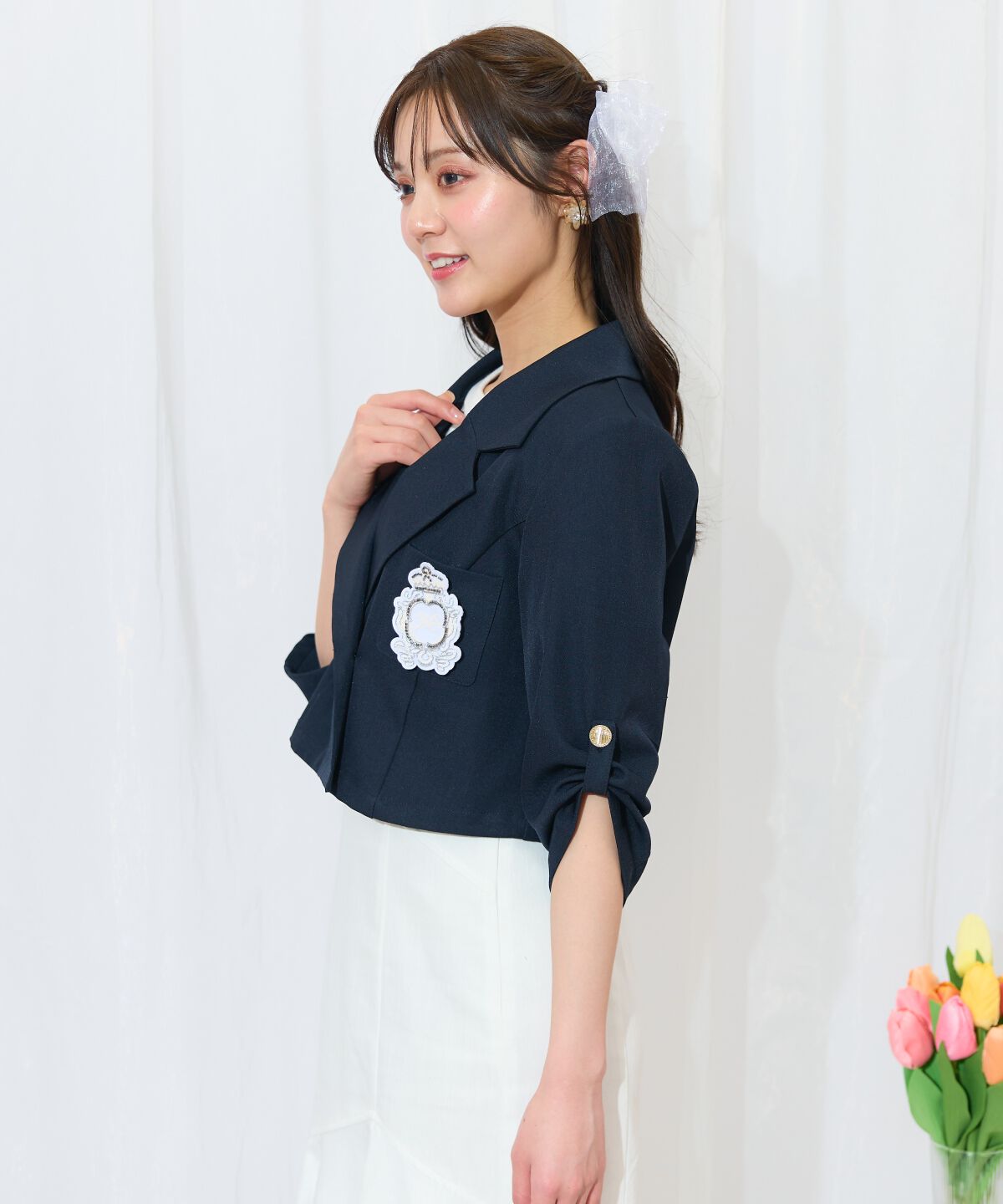 WILLSELECTION「エンブレム付きショートジャケット」|その他|