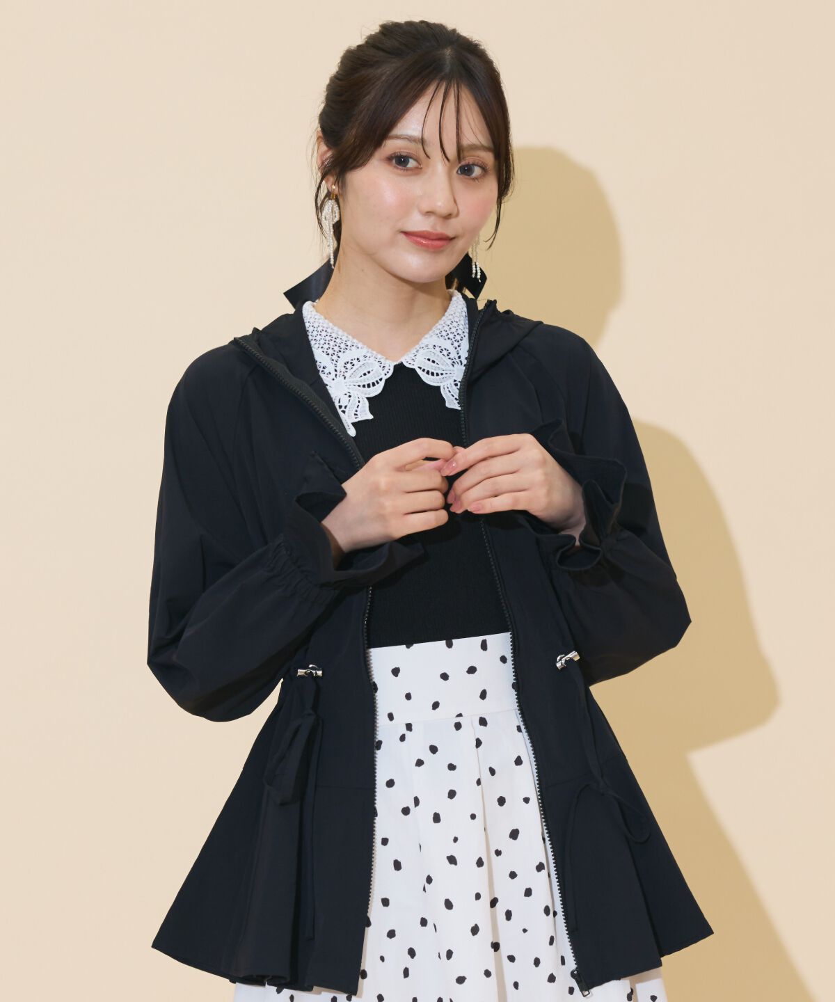 WILLSELECTION「UVカットペプラムブルゾン」|ブルゾン・スタジャン|