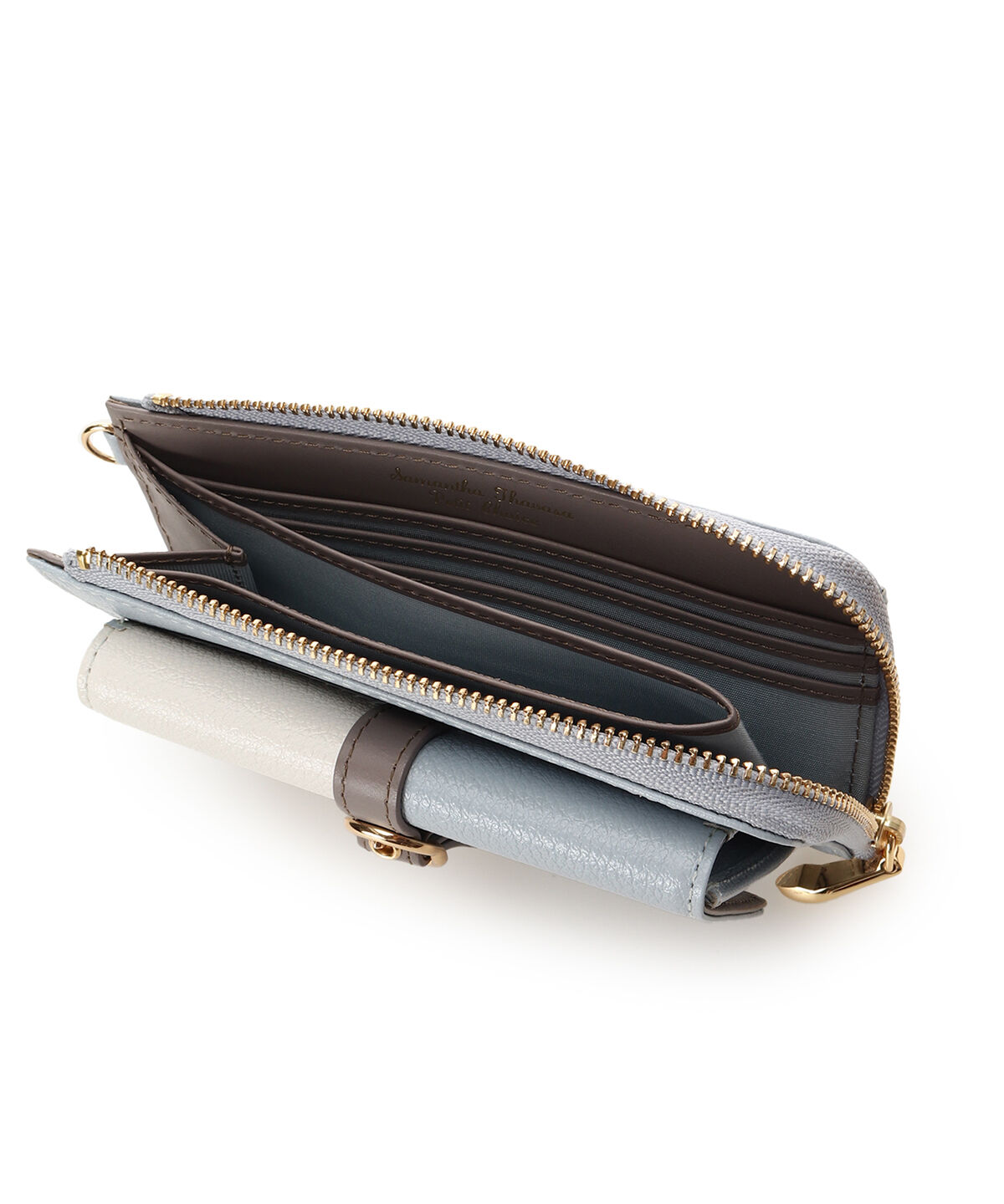 Samantha Thavasa Petit Choice「バイカラーフロントベルト フラグメントケース」|コインケース|