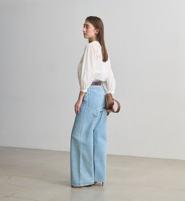 UNITED ARROWS「ビック カラー ブラウス ‐はっ水 ウォッシャブル‐」|シャツ・ブラウス|