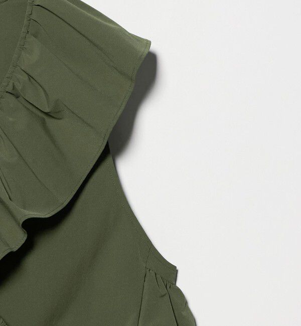 AEWEN MATOPH「＜AEWEN MATOPH＞フリルカシュクールノースリーブブラウス ‐ ウォッシャブル ‐」|シャツ・ブラウス|