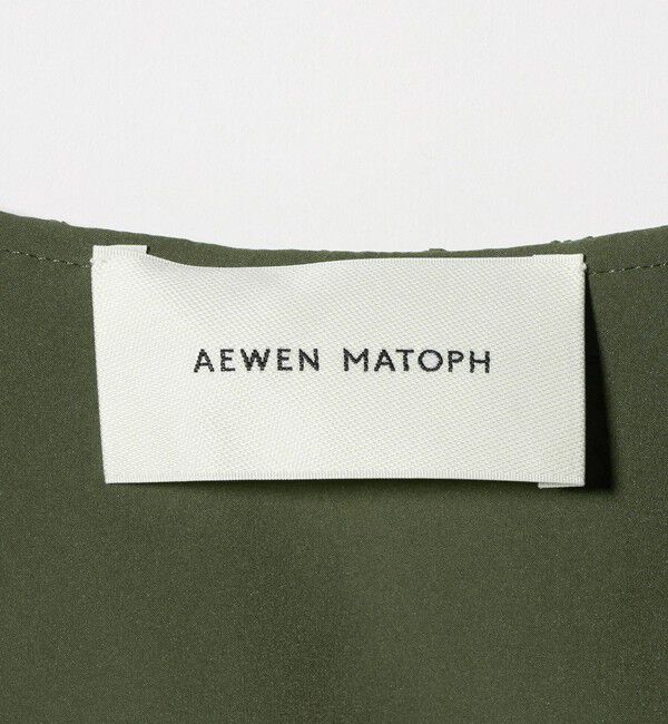 AEWEN MATOPH「＜AEWEN MATOPH＞フリルカシュクールノースリーブブラウス ‐ ウォッシャブル ‐」|シャツ・ブラウス|
