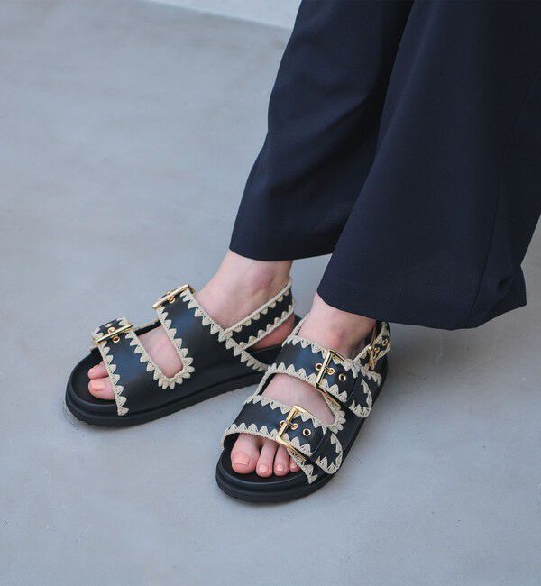 UNITED ARROWS「ナチュラル 2ライン サンダル」|サンダル|