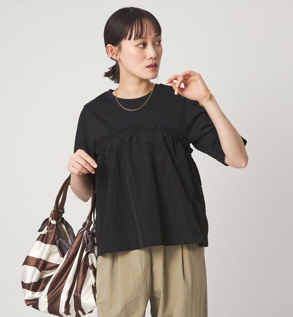 UNITED ARROWS green label relaxing「タフタ ドッキング ビスチェ プルオーバー」|Tシャツ・カットソー|