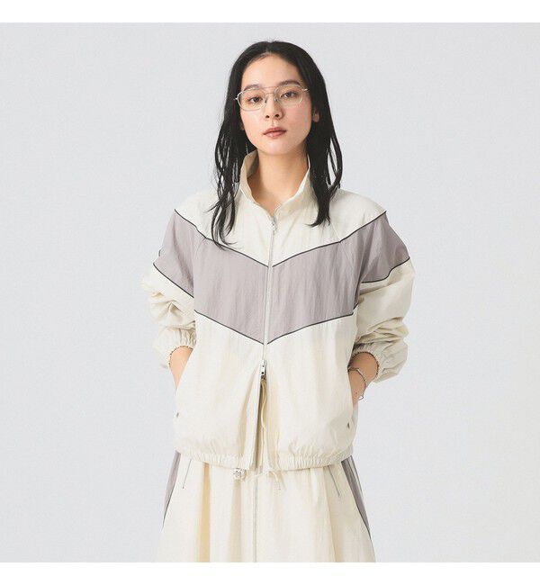 Ray BEAMS 「カラー ブロック トラック ジャケット」|ブルゾン・スタジャン|