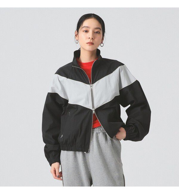 Ray BEAMS 「カラー ブロック トラック ジャケット」|ブルゾン・スタジャン|