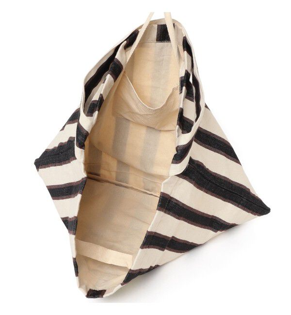 Ray BEAMS 「【別注】beej / 刺繍 ストライプ トート バッグ」|トートバッグ|