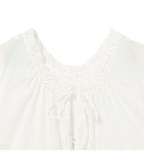 BEAMSBOY「コットン ギャザー ノースリーブ」|シャツ・ブラウス|