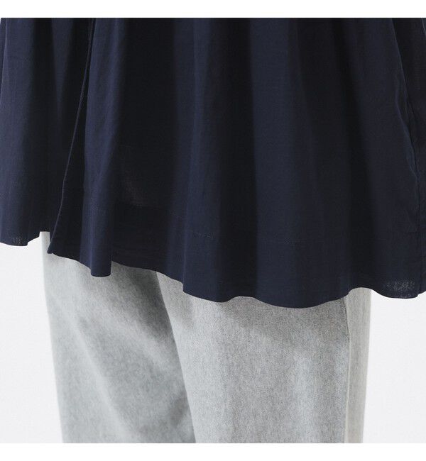 BEAMSBOY「コットン ギャザー ノースリーブ」|シャツ・ブラウス|