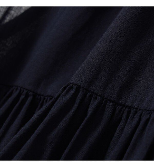 BEAMSBOY「コットン ギャザー ノースリーブ」|シャツ・ブラウス|