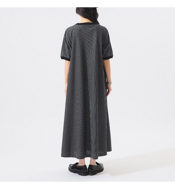 BEAMSBOY「カット ツイル マキシ ワンピース」|ワンピース|