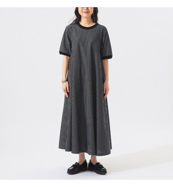 BEAMSBOY「カット ツイル マキシ ワンピース」|ワンピース|