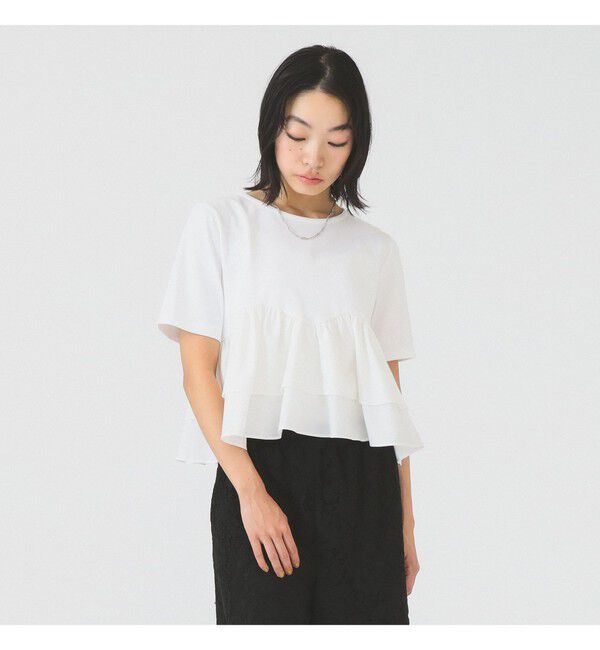 Ray BEAMS 「ティアード キリカエ Tシャツ」|Tシャツ・カットソー|