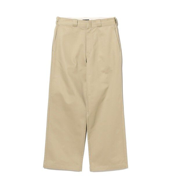 BEAMS「【別注】Dickies / ワイド チノ パンツ」|チノ|BEIGE