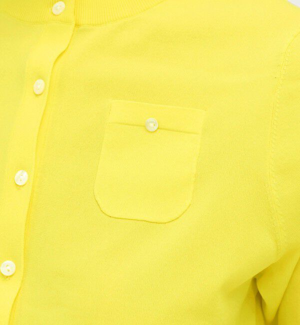 CABaN「ファインポリエステル ハーフスリーブポケットカーディガン」|カーディガン|