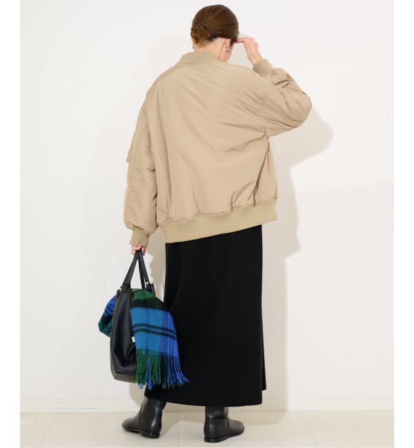 SLOBE IENA「中綿MA-1」|ブルゾン・スタジャン|