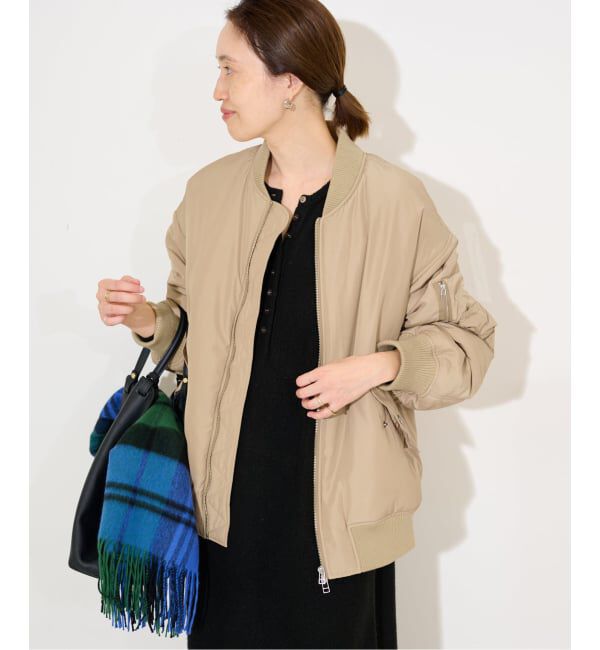 SLOBE IENA「中綿MA-1」|ブルゾン・スタジャン|