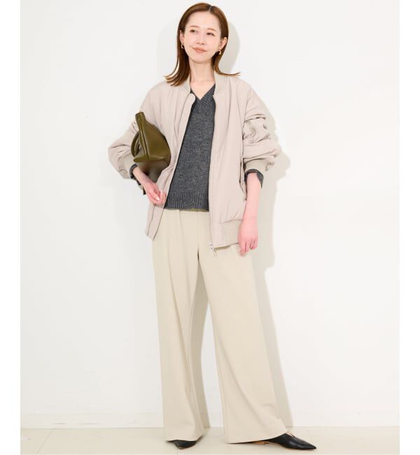 SLOBE IENA「中綿MA-1」|ブルゾン・スタジャン|