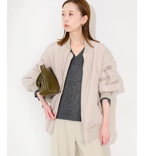 SLOBE IENA「中綿MA-1」|ブルゾン・スタジャン|