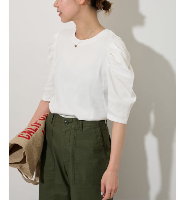 JOURNAL STANDARD relume「《WEB限定追加予約2》スリーブコンシャスプルオーバー」|Tシャツ・カットソー|ホワイト