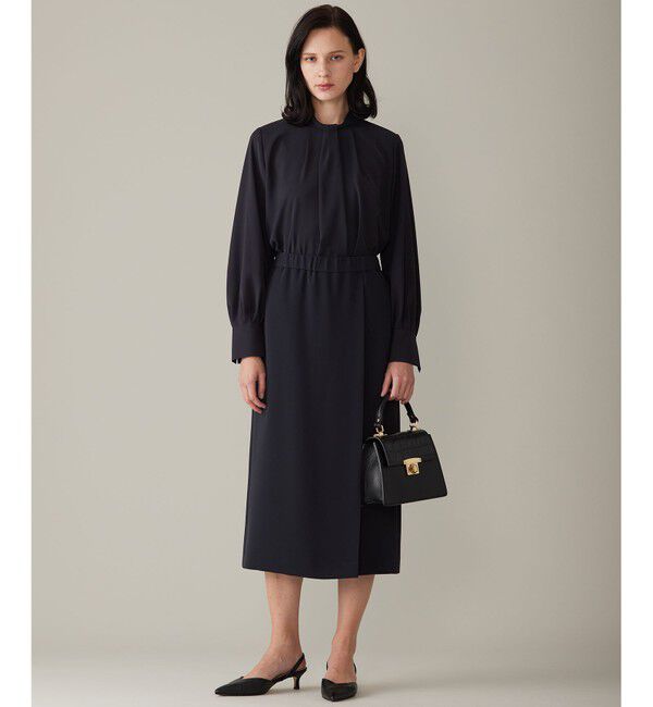 自由区「【洗える】ライトサテン ブラウス」|シャツ・ブラウス|