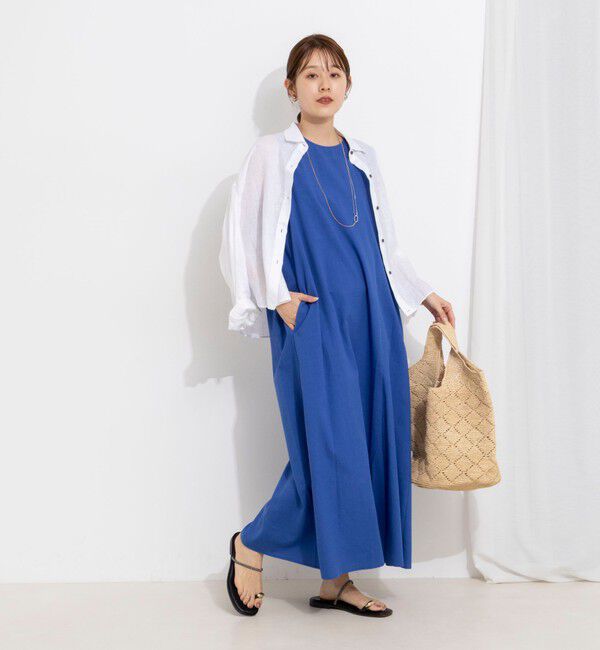 NOLLEY'S「【WEB限定】ウォッシャブルバックツイストドレス」|ワンピース|