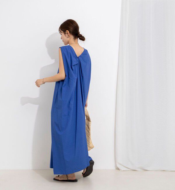 NOLLEY'S「【WEB限定】ウォッシャブルバックツイストドレス」|ワンピース|