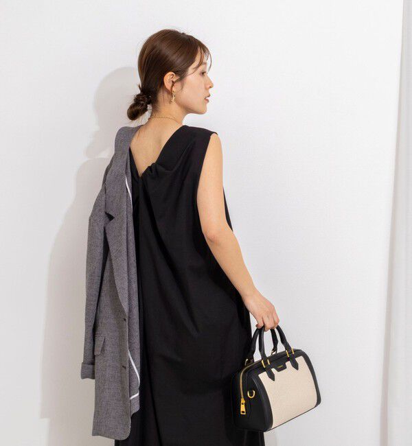 NOLLEY'S「【WEB限定】ウォッシャブルバックツイストドレス」|ワンピース|