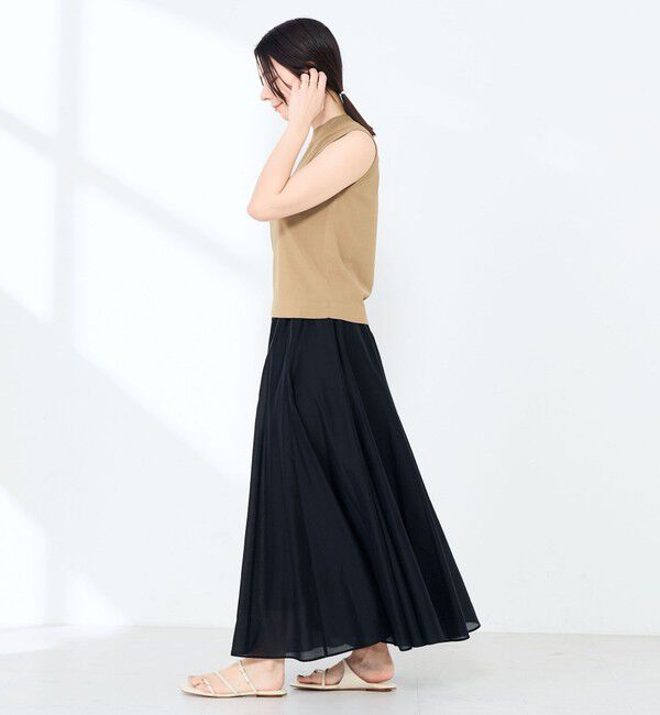 NOLLEY'S sophi「《手洗い可能》マルチファンクションハイネックノースリーブプルオーバー」|ニット・セーター|