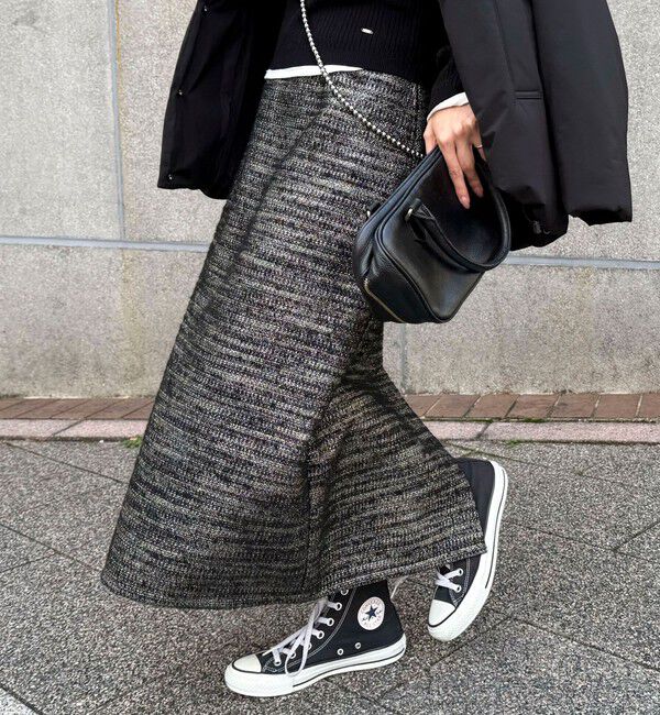 fredy emue「ラメツィードスカート」|スカート|