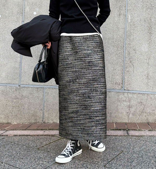 fredy emue「ラメツィードスカート」|スカート|