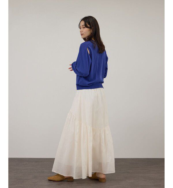 SALON adam et rope'「【WEB・一部店舗限定】2WAYスリットニットプルオーバー」|ニット・セーター|