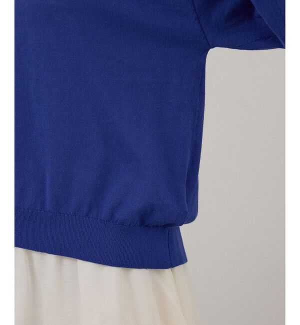 SALON adam et rope'「【WEB・一部店舗限定】2WAYスリットニットプルオーバー」|ニット・セーター|