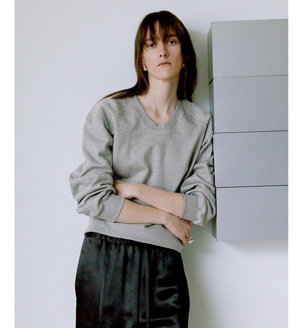 ADAM ET ROPE'「【EMOELLE】スウェットプルオーバー」|スウェット・ジャージ|グレー(07)