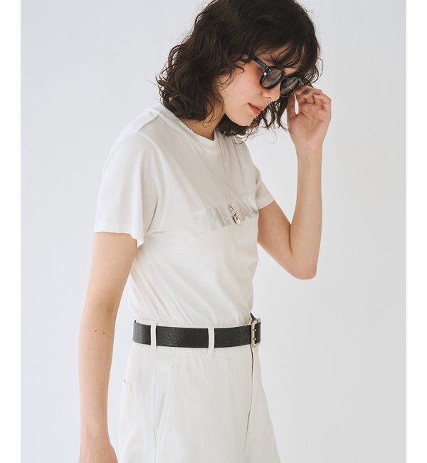 THE PAUSE「＜WEB限定＞【THE PAUSE】THE PAUSEメタリックTシャツ」|Tシャツ・カットソー|