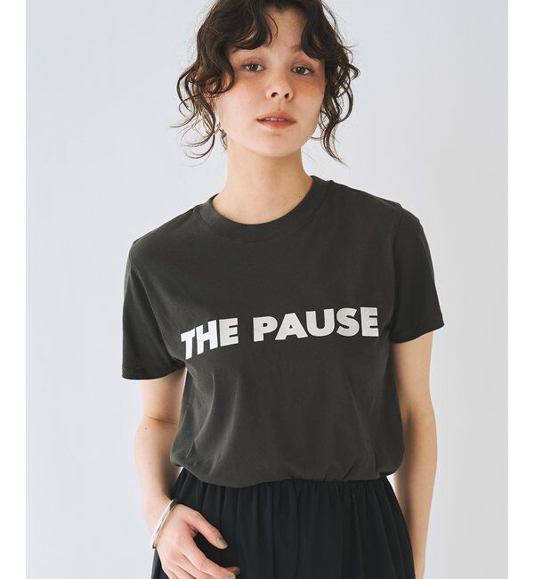 THE PAUSE「＜WEB限定＞【THE PAUSE】THE PAUSEメタリックTシャツ」|Tシャツ・カットソー|