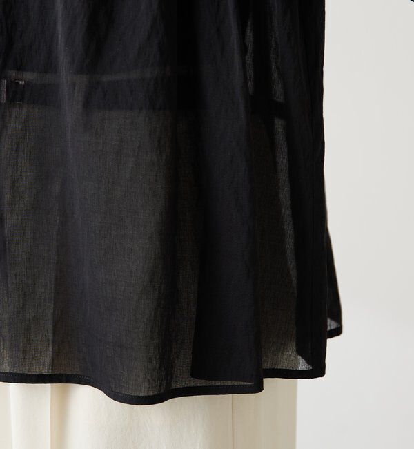  「強撚2WAYシアーボウタブラウス」|シャツ・ブラウス|