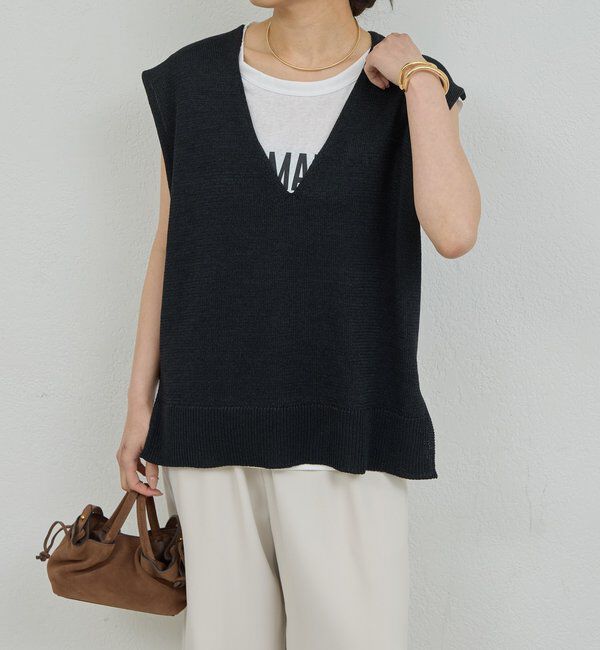  「サイドスリットニット」|ニット・セーター|