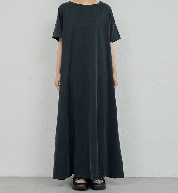  「キュプラジャージードレス」|ワンピース|