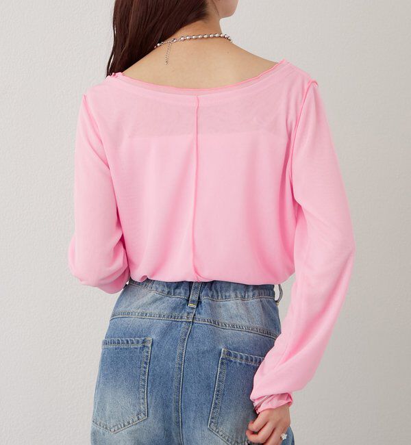  「レイヤードシアーロンT」|Tシャツ・カットソー|