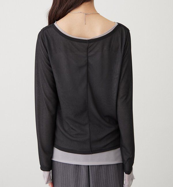  「レイヤードシアーロンT」|Tシャツ・カットソー|