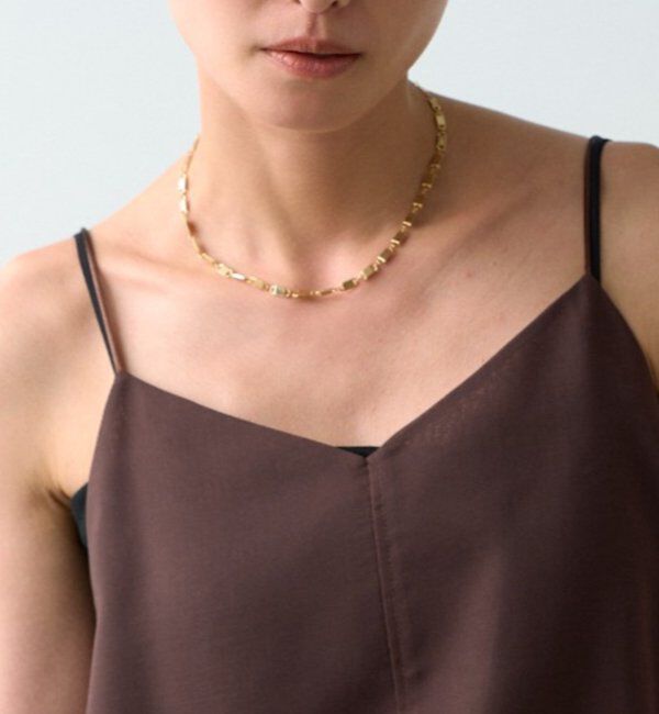  「【GALENA/ガレナ】タイルチェーンネックレス」|ネックレス|